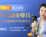 20堂好声音副业赚钱,让90%的人都能华丽转“声”,用声音轻松挣钱,月入过万。-风淘社