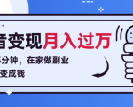 每天15分钟,在家做副业把声音变成钱,声音修炼变现资源月入过万!-风淘社