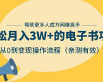 狂赚计划:轻松月入3W+的电子书项目,从0到变现操作流程,亲测有效-风淘社