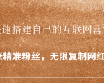 封神学员特训营:快速搭建自己的互联网营销系统,疯狂涨精准粉丝,无限复制网红流量-风淘社