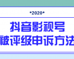 抖音号被判定搬运,被评级了怎么办?最新影视号被评级申诉方法(视频教程)-风淘社