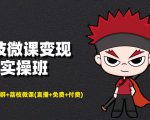 荔枝微课变现实操班:微信号+社群+荔枝微课打造自动化成交闭环系统-风淘社