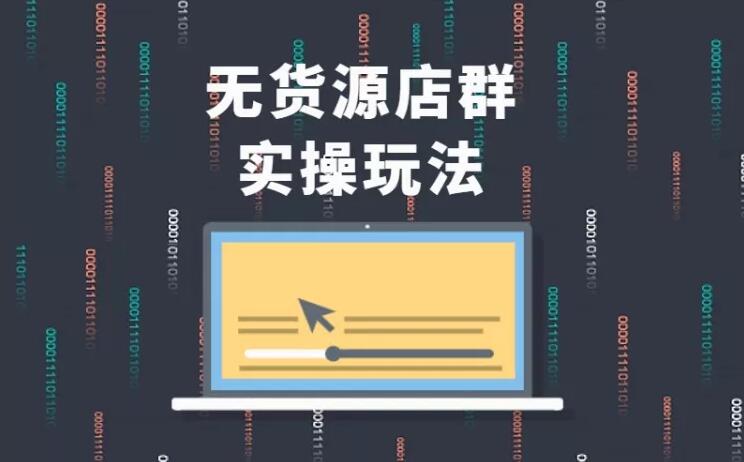 无货源店群实操玩法,蓝海选品的独特思路,店群软件操作方法(45节视频课)-风淘社