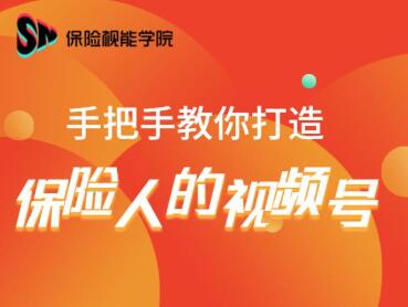 保险视能学院:手把手教你打造保险人的视频号【视频课程】-风淘社