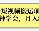 操作性非常强的头条号短视频搬运项目,3分钟学会,轻松月入8000+-风淘社