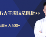 柚子咸鱼淘客五大主流玩法解析,掌握后既能引流又能轻松实现日入500+-风淘社