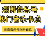 抖音音乐号涨粉套路,音乐号涨粉之混剪音乐号【热门音乐卡点】-风淘社