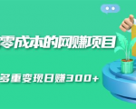 无门槛零成本的网赚项目,整合微信群多重变现日赚300+-风淘社