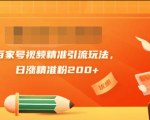 黄岛主引流课:百家号视频精准引流玩法,日涨精准粉200+-风淘社