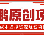 高鹏圈半自动化出单,月入2万零成本虚拟产品项目【附资料】-风淘社