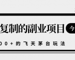 揭秘人人可复制的副业项目,能够实现日入10000+的撸飞天茅台玩法-风淘社