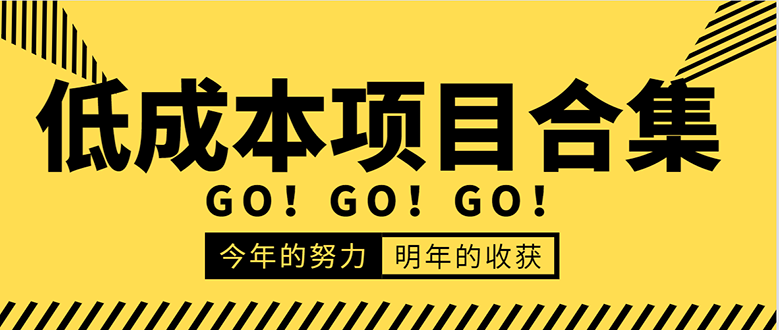 低成本零成本项目合集:赚钱快的慢的、暴利的,线上线下的,价值万元资料-风淘社