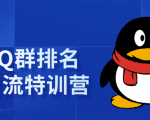 《QQ群排名引流特训营》一个群被动收益1000,是如何做到的(5节视频课)-风淘社