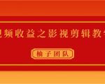 视频收益之影视剪辑教学 一个月赚几千块钱真不难-风淘社