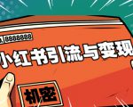 小红书引流与变现:从0-1手把手带你快速掌握小红书涨粉核心玩法进行变现-风淘社