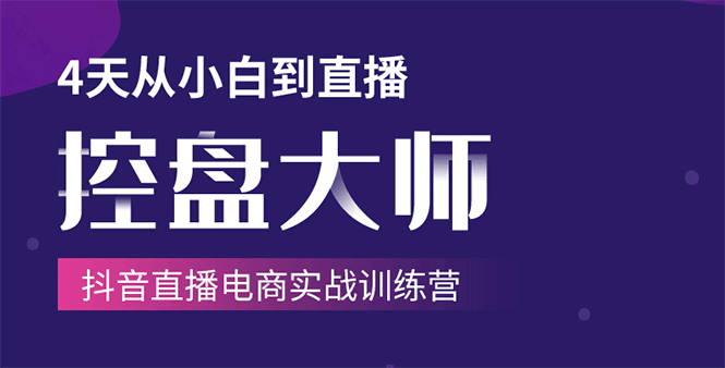 单场直播破百万-技法大揭秘,4天-抖音直播电商实战训练营-风淘社