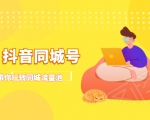 抖金必火学院·抖音同城号:带你玩转同城流量池,同城实体经济的机会来了-风淘社