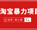 引流哥·第3期淘宝暴力项目:每天10-30分钟的空闲时间,有淘宝号,会玩淘宝-风淘社