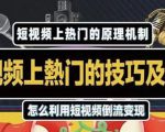 杰小杰·短视频上热门的方法技巧,利用短视频导流快速实现万元收益-风淘社