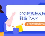 2021短视频发展趋势+打造个人IP,适合短视频涨粉变现的新媒体人-风淘社