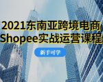 2021东南亚跨境电商Shopee实战运营课程,0基础、0经验、0投资的副业项目-风淘社