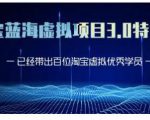 黄岛主·淘宝蓝海虚拟项目3.0,小白宝妈零基础的都可以做到月入过万-风淘社