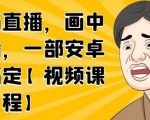 无绿布直播,画中画直播,一部安卓手机搞定-风淘社
