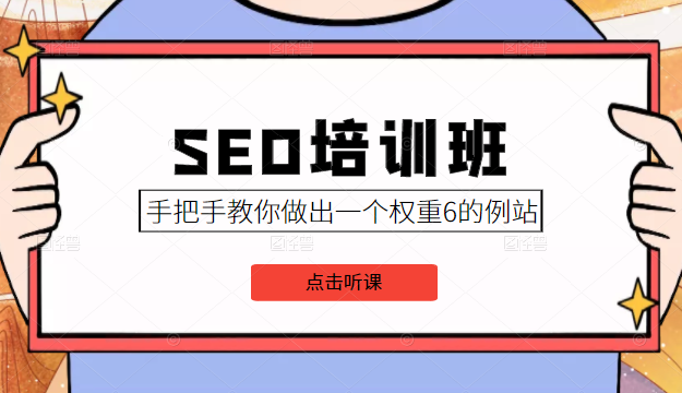 SEO培训班课程,手把手教你做出一个权重6的例站,价值8000元-风淘社