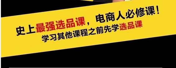 蓝海高利润选品课:你只要能选好一个品,就意味着一年轻松几百万的利润-风淘社