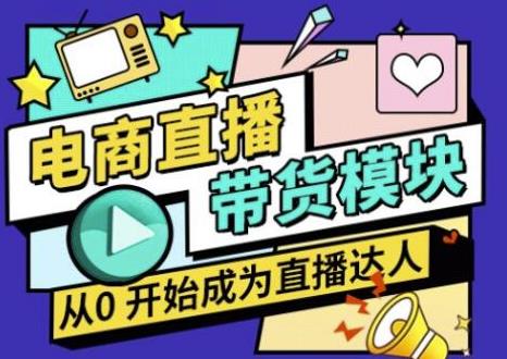 大鹏·电商直播带货课,系统学习直播带货各环节技巧和套路-风淘社