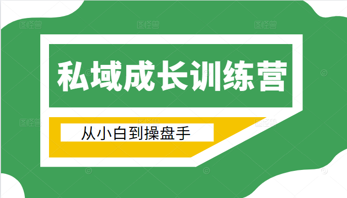 电商私域成长训练营,从小白到操盘手(价值999元)-风淘社