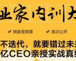 企业家内训大课,未来企业必学经验,价值1299元-风淘社