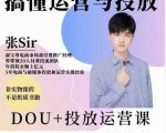 张sir的dou+投放运营课：搞懂运营与投放，全面提升账号的流量运营效率-风淘社