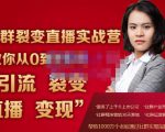 蚂蚁社群电商·社群裂变直播实战营,教你从0到1实现引流、裂变、直播、变现-风淘社