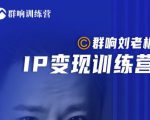 群响刘老板·IP变现训练营第6期:教你搞流量新姿势,IP打造获客私域经营-风淘社