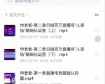 申老板直播带货运营，销百万直播间“人货场”精细化运营-风淘社