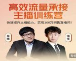 高效流量承接主播训练营:快速提升主播能力,实现100万销售直播间-风淘社