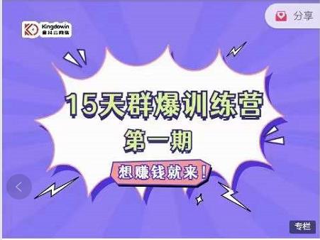 金抖云Peter《15天群爆训练营》,破解抖音玄学,群爆心法,起号方式-风淘社
