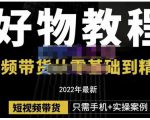 锅锅老师好物分享课程:短视频带货从零基础到精通,只需手机+实操-风淘社