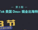 TikTok美国Dou+掘金出海特训营，美国dou+成功投放95%-风淘社