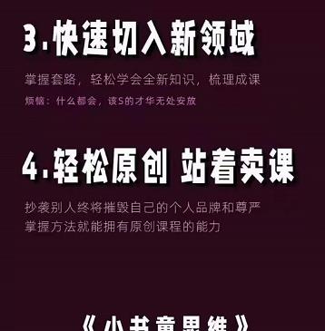 林雨《小书童思维课》:快速捕捉知识付费蓝海选题,造课抢占先机-风淘社