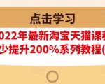 樊剑2022年最新淘宝天猫课程-转化率至少提升200%系列教程(高级)-风淘社