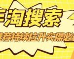 沧海老师·手淘搜索、手淘推荐持续拉升实操必备,简单易学,快速掌握-风淘社