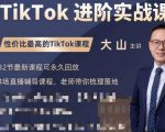 大山老师TikTok进阶实战课:账号详解,流量运营,实战变现,助力你成功出海-风淘社