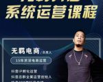 无羁抖店无货源系统运营课，店选品上架出单全程一对一指导带实操-风淘社