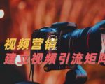 视频精准引流矩阵打造，帮助新手建立涨粉系统！【视频课程】-风淘社