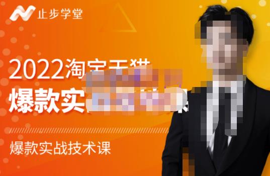 止步学堂·2022淘宝天猫爆款打造系列课-比克,爆款实战落地教程价值1980元-风淘社