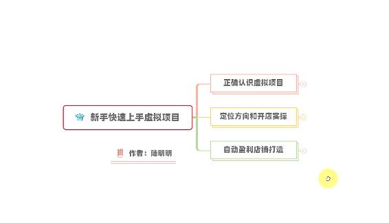 新手如何操作虚拟项目?从0打造月入上万店铺技术【视频课程】-风淘社