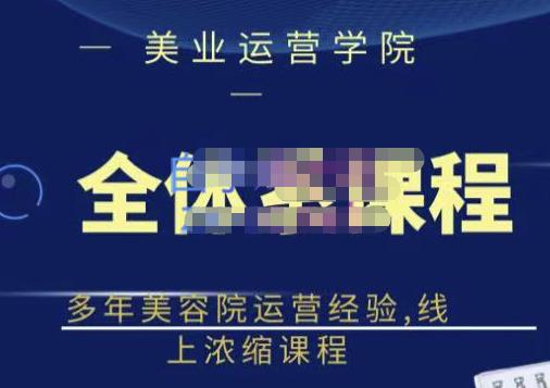 郑芳老师·网红美容院全套营销落地课程，多年美容院运营经验，线上浓缩课程-风淘社