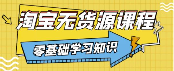 兽爷解惑·淘宝无货源课程,有手就行,只要认字,小学生也可以学会-风淘社